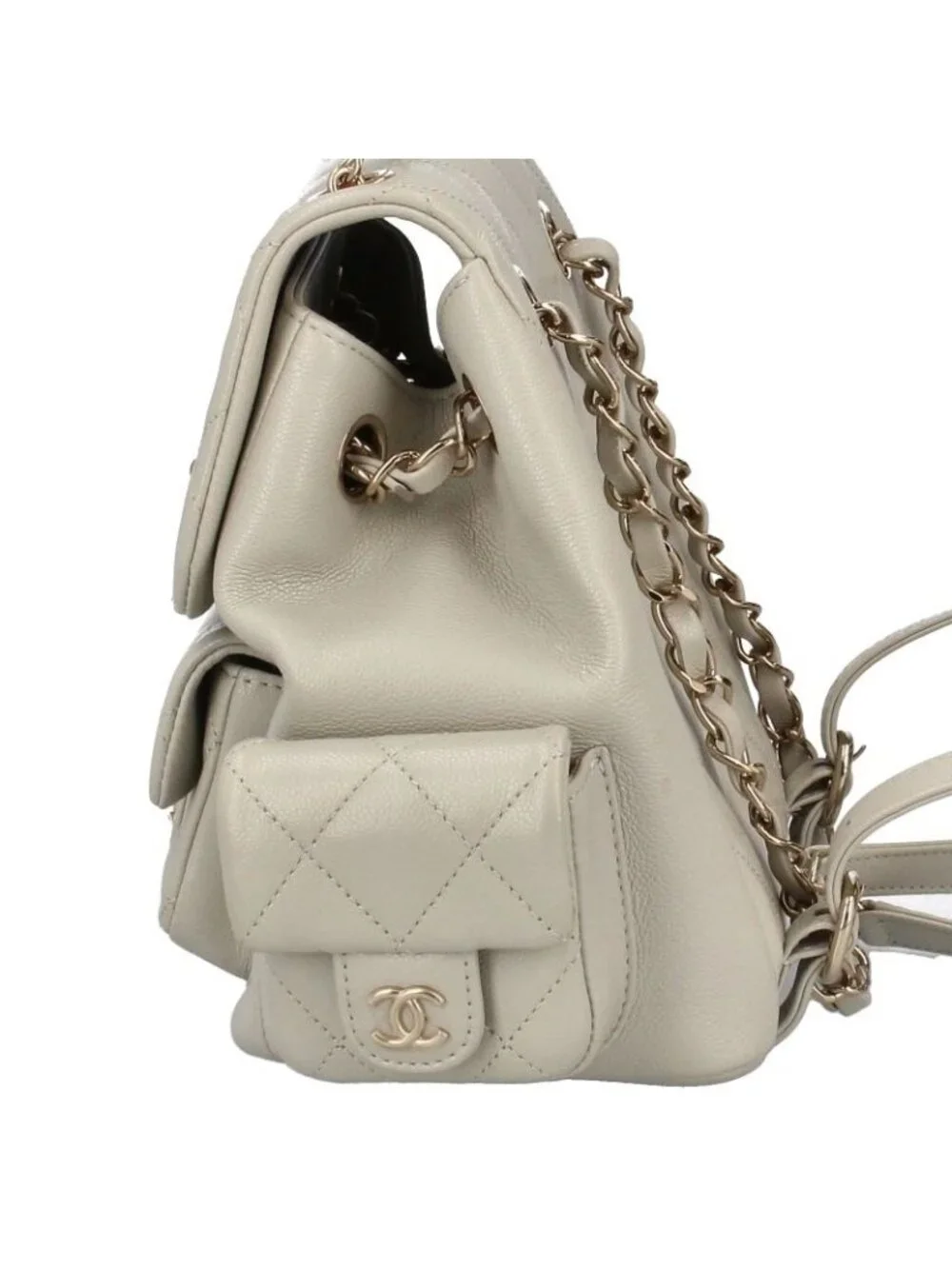 Chanel Quilted Small Backpack Caviar Leather